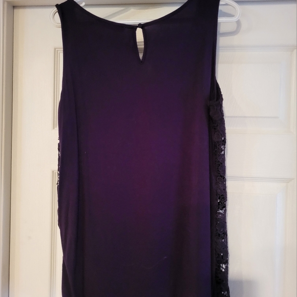 Ricki's purple lace overlay blouse - Picture 2 of 3